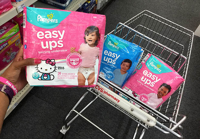 Pampers Easy Ups Training Underwear for Just $4.99 at CVS (Regularly $10)