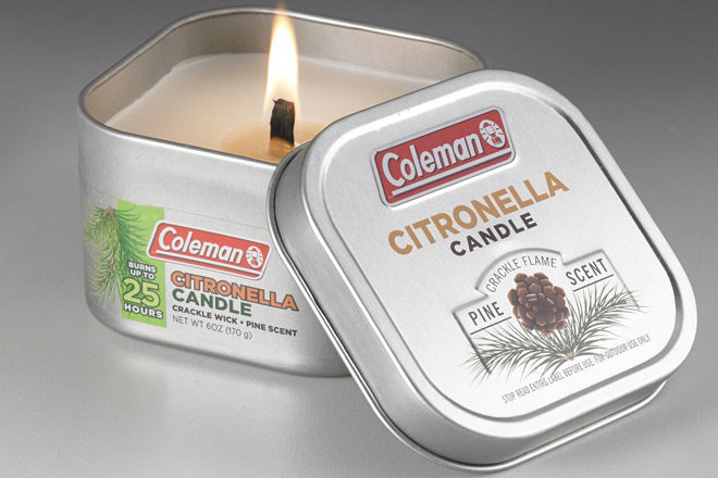 Coleman Citronella Candle with Wooden Crackle Wick for Just $2.94 on Amazon