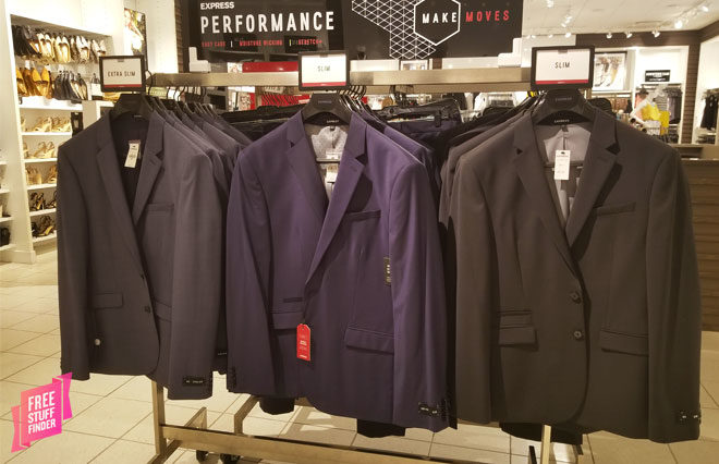 Express.com: 50% Off Express Men’s Suits, Blazers & Dress Pants