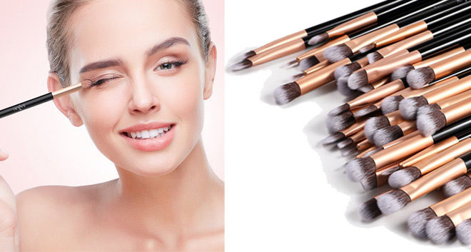 Amazon: Eye Makeup 50-Piece Brush Set ONLY $11.99 (Reg $18) - Just 24¢ per Brush!