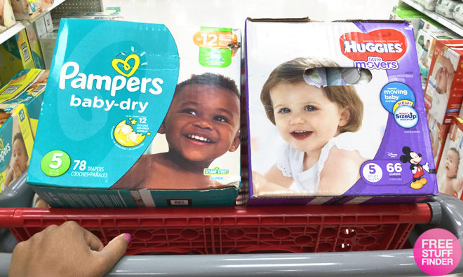 Huggies & Pampers Super-Pack Diapers ONLY $16.79 Each at Target (Reg $24.29)