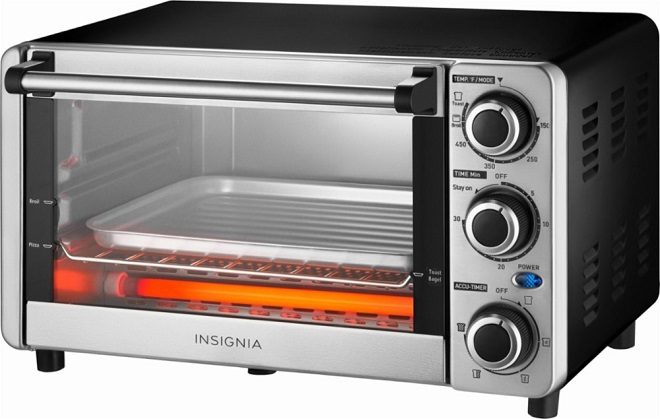 Insignia 4-Slice Toaster Oven ONLY $19.99 + FREE Pickup (Regularly $60)