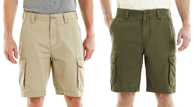 St. John's Bay Cargo Shorts JUST $7.99 at JCPenney (Regularly $40)