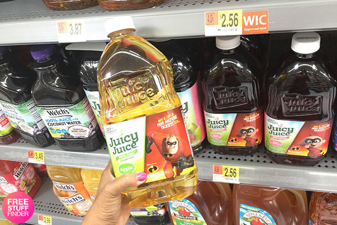 FREE Movie Ticket with Juicy Juice Purchase at Walmart (Up to $7.50 Value!)