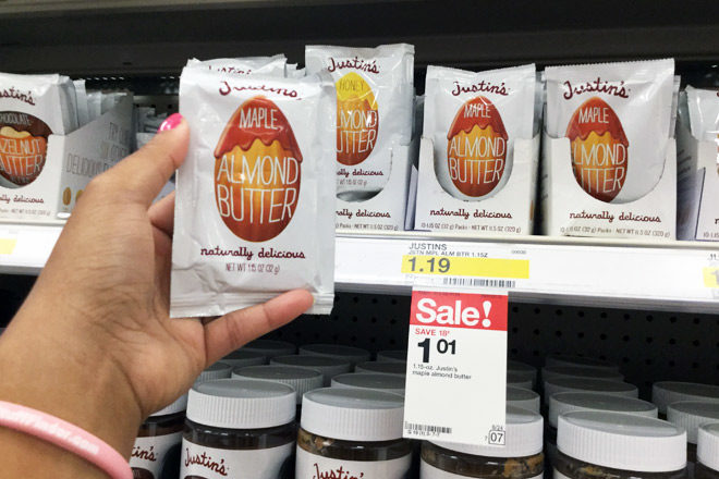 Justin's Maple Almond Butter Single Squeeze Pack for Just 41¢ at Target (Regularly $1.19)