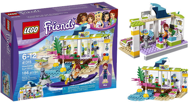 Amazon: LEGO Friends Heartlake Surf Shop Building Kit ONLY $15.99 (Best Price!)