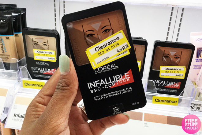 Clearance Find: FREE L'Oreal Infallible Pro-Contour Palette at Target + 72¢ Moneymaker