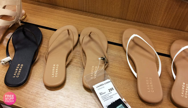 Kohl's: Lauren Conrad Women’s Flip Flops ONLY $6.79 + FREE Store Pickup (Reg $20)