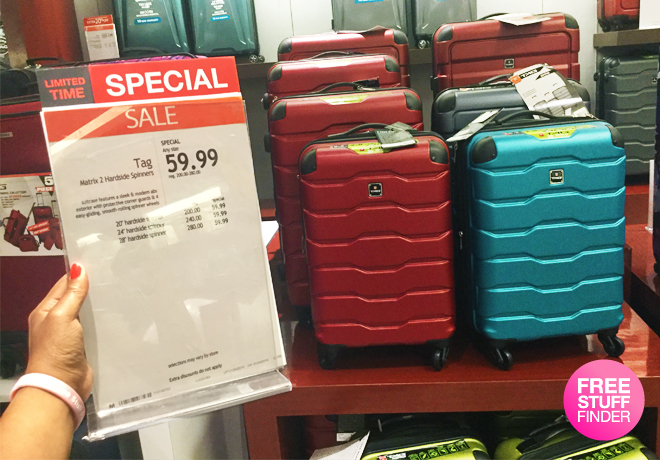 Matrix Hardside Spinner Luggage Just $59.99 (Regularly $280) + FREE Shipping at Macy's