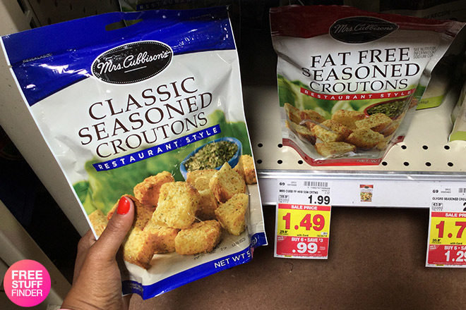 Mrs. Cubbison's Croutons ONLY 24¢ at Kroger (Regularly $2) - Print Now!