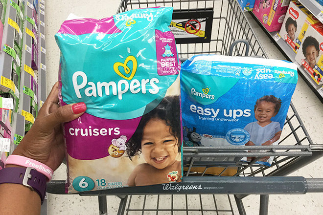 Pampers Cruisers & Easy-Ups Jumbo Packs Only $3.50 Each at Walgreens (Regularly $13)