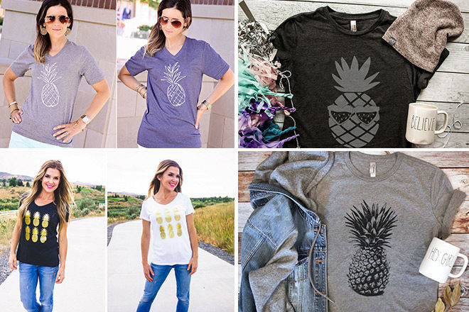 Fun Pineapple Tees From $10.99 (Reg $30)