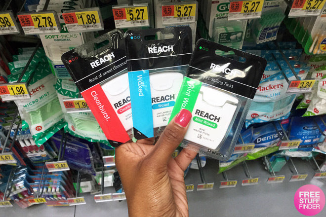 Five FREE Reach Dental Floss at Walmart + 15¢ Moneymaker (Just Use Your Phone!)
