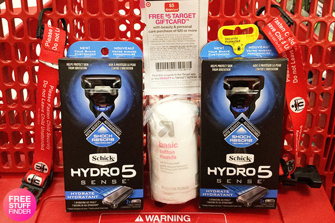 Schick Hydro 5 Sense Razors Only $2.82 Each at Target - Regularly $10