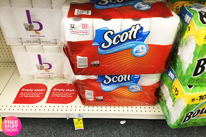 Scott Paper Towels 12-Pack Only $6.49 at CVS (54¢ per Mega Roll) - Regularly $14.49!