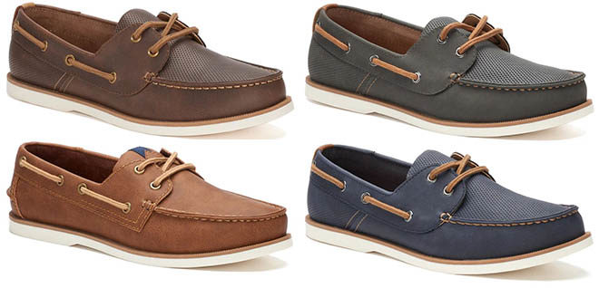 Men's Boat Shoes Just $23.99 + FREE Pickup at Kohl's (Regularly $70) - 4 Color Options!