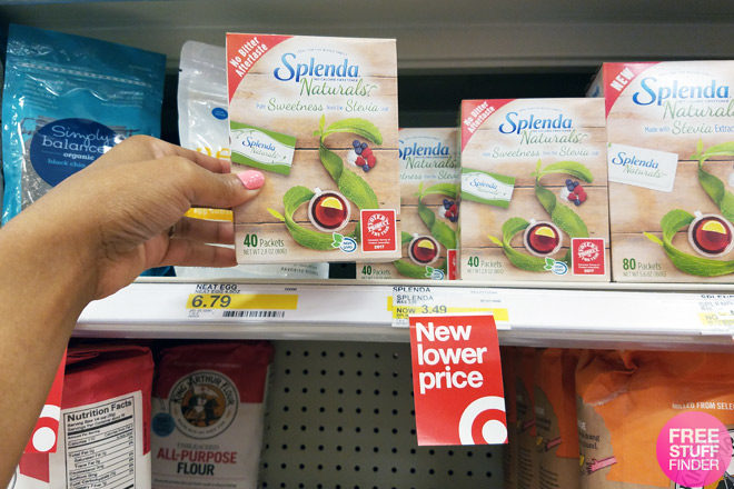 Splenda Naturals 40-Count Sweetener Packets for Just $1.44 at Target (Reg $3.49)
