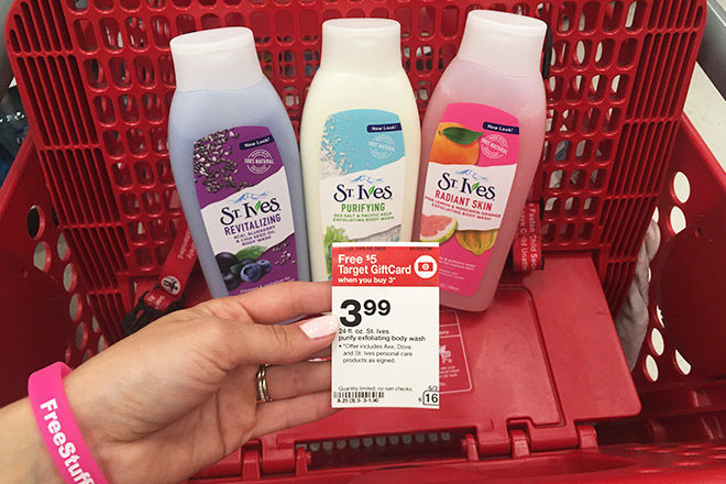 St. Ives Body Wash Only $1.32 at Target - Regularly $4 (Just Use Your Phone!)