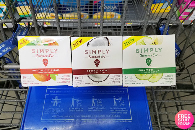 Summer’s Eve Simply Cleansing Cloths for Only 48¢ at Walmart (Regularly $3)