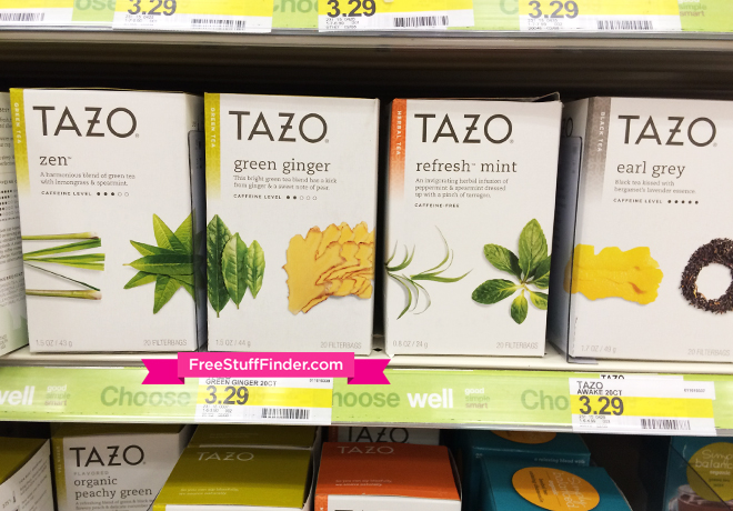 25% Off Tazo Teas at Target - Just Use Your Phone!
