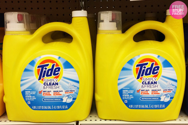 4 HUGE Tide Laundry Detergents Just $34.80 + FREE Shipping (ONLY $8.70 Each!)