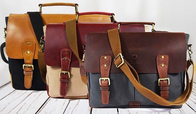 Vintage Handmade Leather Messenger Bags Starting at $33.74 + FREE Shipping (Reg $150)