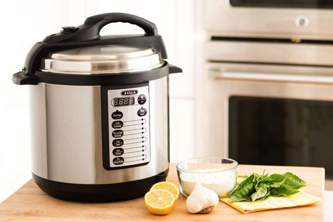 Bella 6-Quart Pressure Cooker Just $39.99 + FREE Shipping (Reg $80) - Best Price!