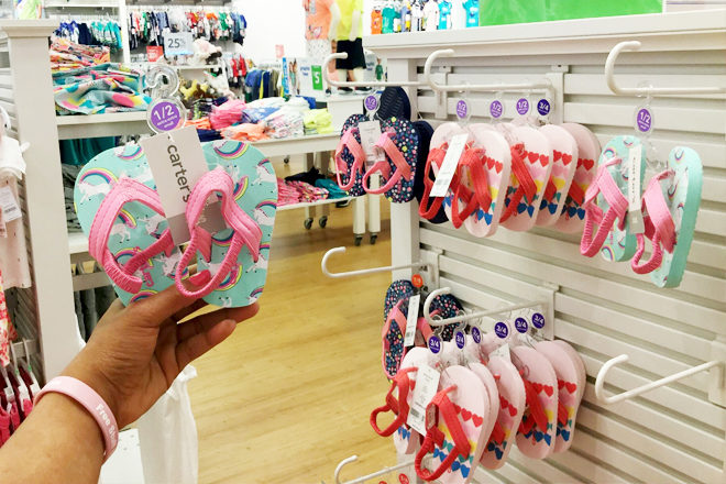 Carter's Doorbusters Starting at JUST $3.97 (Flip-Flops, Swimwear & Sandals!)