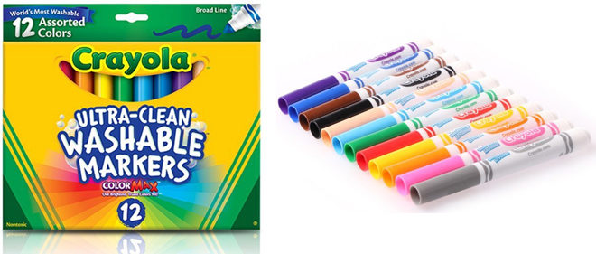 Crayola 12-ct Ultra-Clean Washable Markers Just $5.62 (Regularly $10)