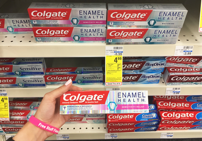 RUN! Colgate Enamel Health Toothpaste ONLY 49¢ at CVS (Reg $6) - Today Only