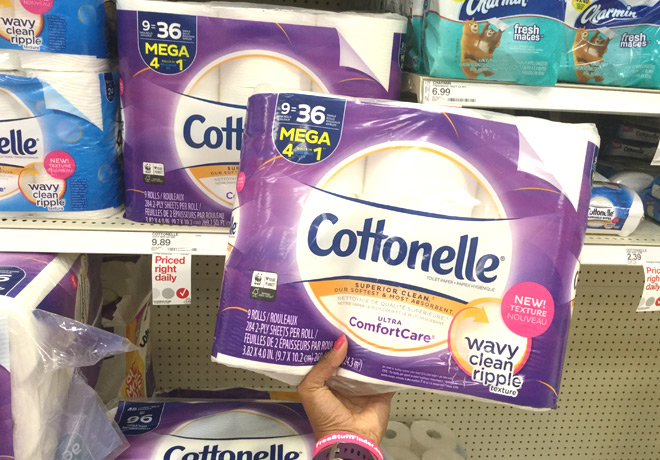 Cottonelle Mega-Roll Bath Tissue 9-Pack for ONLY $6.59 at Target (Reg $9.89) - Print Now!