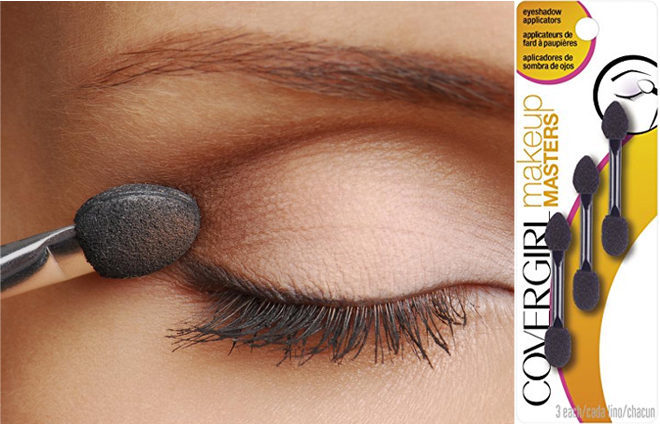 Amazon: CoverGirl Eyeshadow Applicator 3-Pack JUST 79¢ + FREE Shipping (Reg $3)