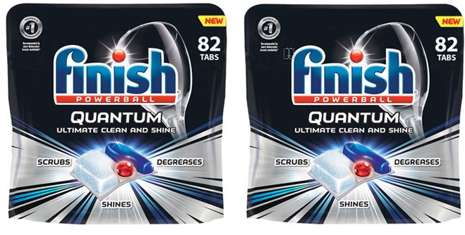 Finish Dishwasher Detergent 82-Count Tabs ONLY $11.53 - Reg $16.47 (14¢ per Tab!)
