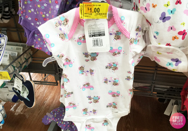 Clearance Finds: Gerber & Carter Baby Clothes at Walmart (Gerber Bodysuit Just $1!)