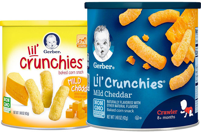 Amazon: Gerber Lil' Crunchies 6-Pack for Just $9.64 + FREE Shipping ($1.61 Each!)