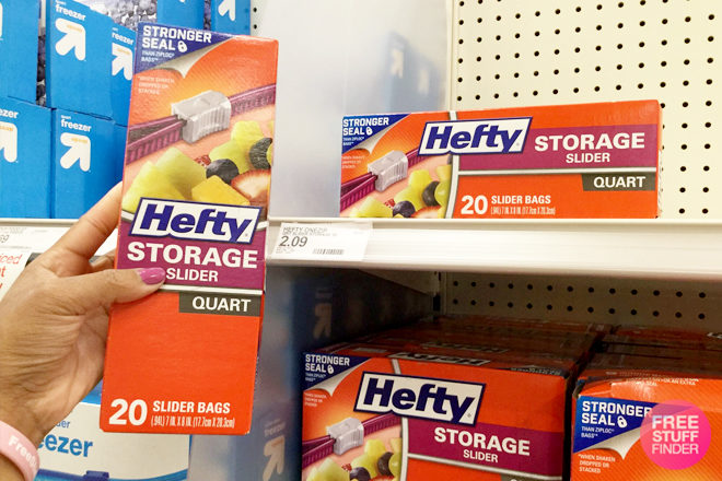 Hefty Slider Bags JUST $1.07 each at Target (Regularly $2.09)