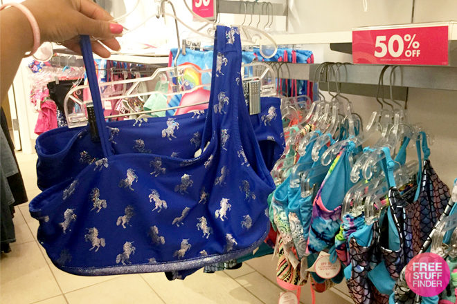 Justice: 50% Off All Swim (Suits, Flip Flops & Towels) - In Store & Online!