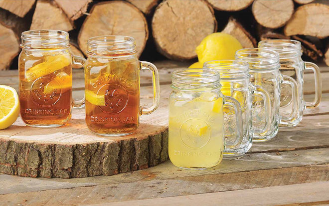 Libbey Handled 8-Piece Drinking Jar Set for Just $8.88 + FREE Pickup (Reg $19)