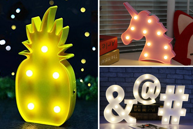 LED Decor Signs ONLY $6 at Hollar (So Cute!)