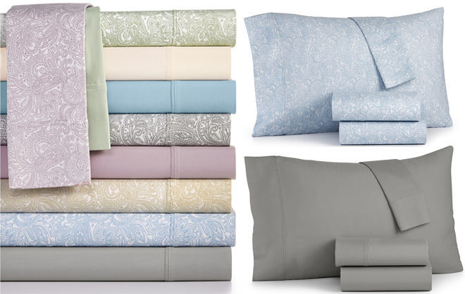 Macy's: Sunham Bari 350 TC Cotton Sheets Just $18.99 (Reg $100) - ANY Size!