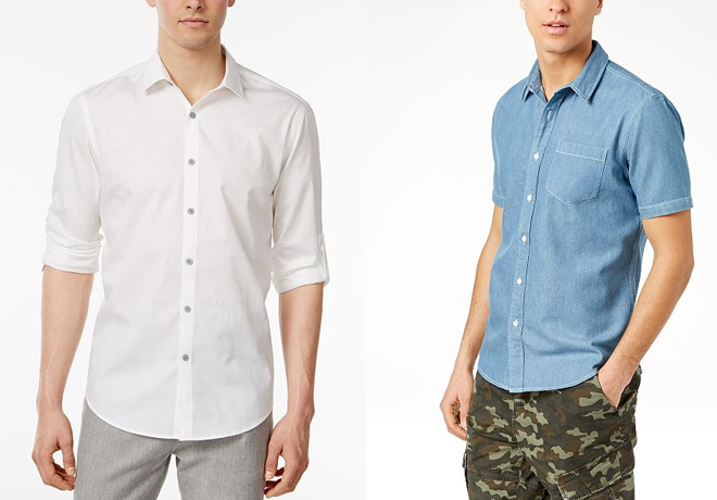 Men’s Casual Shirts Starting at JUST $14.99 at Macy's - Regularly $55 (Today Only!)