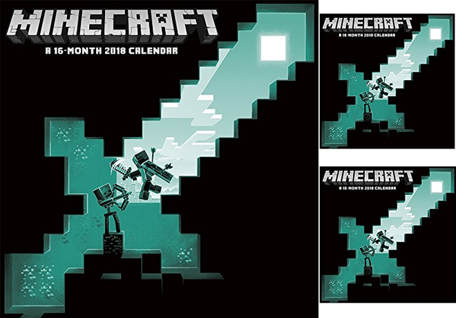 Amazon: Minecraft 2018 Wall Calendar for ONLY $1 (Regularly $15)