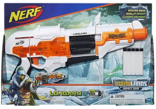 Amazon: Nerf Doomlands Impact Zone Longarm Blaster ONLY $9.98 (Reg $20)