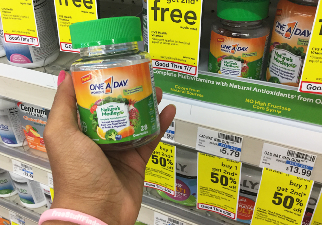 One a Day Nature’s Medley Multivitamins for Only 34¢ at CVS (Reg $5.79) - Print Now!