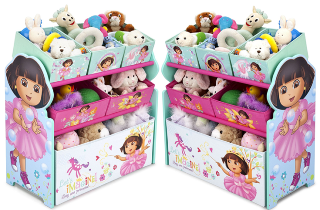 Dora the Explorer Multi-Bin Toy Organizer ONLY $19.99 (Regularly $35) on Amazon