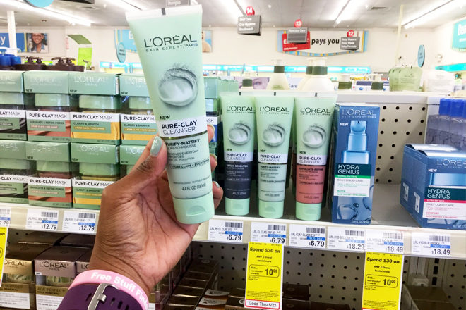 L’Oreal Pure Clay Cleanser JUST $1.02 at CVS (Regularly $6.79)