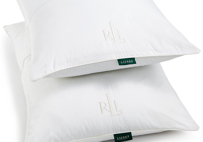 *HOT* Ralph Lauren Jumbo Down Alternative Pillows 2-Pack ONLY $9.58 (Reg $50)