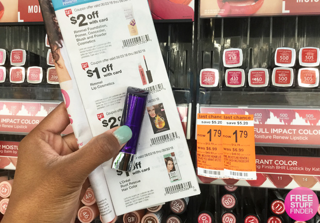 Walgreens Clearance Find: Rimmel Moisture Renew Lipstick ONLY 79¢ (Reg $7)