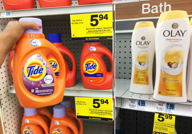 Tide, Olay Body Wash, Tampax Tampons JUST $2.56 Each at Rite Aid (Reg $8-$10)