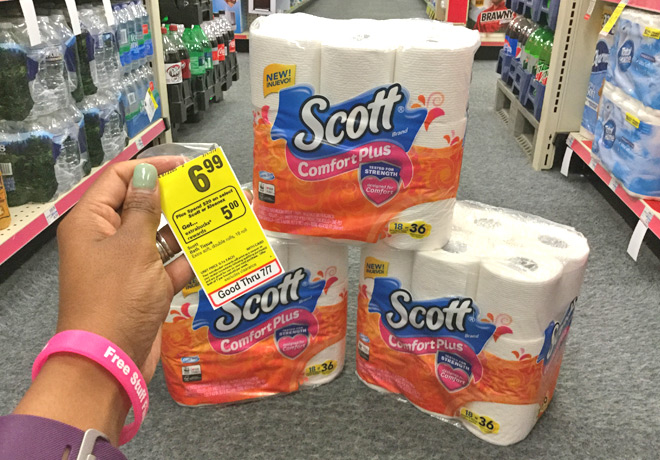 Scott Bath Tissue ONLY $4.66 (Reg $13) at CVS - JUST 26¢ Per Roll